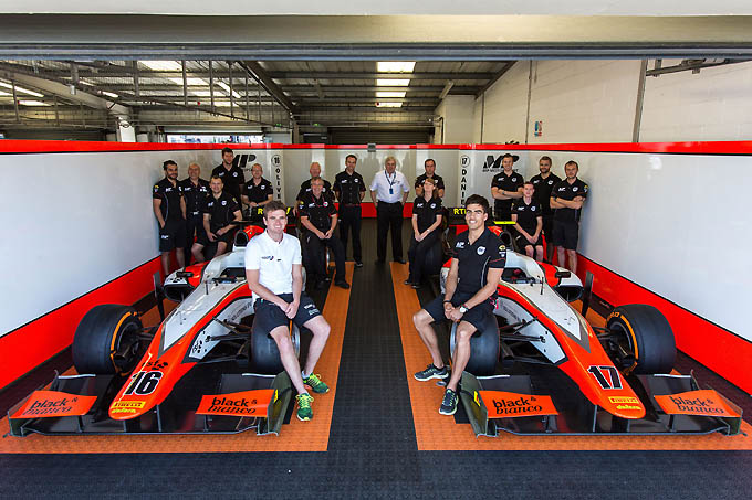 MP Motorsport GP2 Oliver Rowland en Daniel de Jong